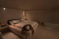Posteľ alebo postele v izbe v ubytovaní Hotel Rural & Spa Las Nubes