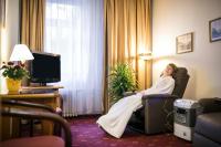 TV a/nebo společenská místnost v ubytování Interhotel Central