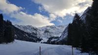 Chalet Auszeit during the winter