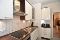 Kuchyň nebo kuchyňský kout v ubytování Villa Strandidyll Wohnung 9