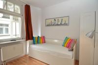 Postel nebo postele na pokoji v ubytování Villa Strandidyll Wohnung 9
