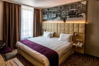 Posteľ alebo postele v izbe v ubytovaní Holiday Inn Budapest-Budaörs by IHG