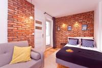 Posteľ alebo postele v izbe v ubytovaní Pomorskie Apartamenty Biała Mewa