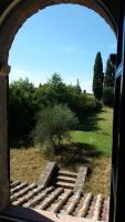 Vonkajšia záhrada v ubytovaní villa montalcino palazzina castelverdelli