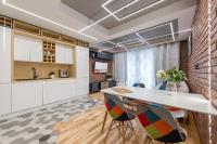 Kuchyňa alebo kuchynka v ubytovaní P&O Corporate Serviced Apartments Cybernetyki