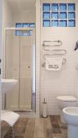 A bathroom at EMI's Guest House