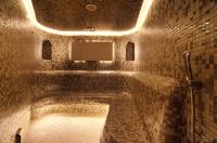 Koupelna v ubytování Wellness Hotel Grand