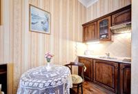 Posteľ alebo postele v izbe v ubytovaní Apartamenty Retro