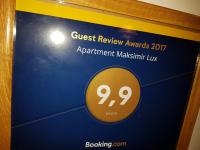 Certifikát, ocenenie alebo iný dokument vystavený v ubytovaní Apartman Maksimir Lux Zagreb-145m2