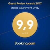 Certifikát, ocenenie alebo iný dokument vystavený v ubytovaní Studio Apartment Unity