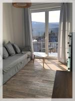 Výhľad na hory alebo výhľad na hory priamo z apartmánu
