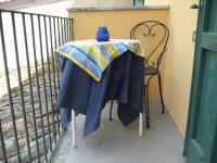A balcony or terrace at La casa tra i vigneti
