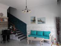 A seating area at Hotel Prinos