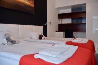 Posteľ alebo postele v izbe v ubytovaní Apartament Wzgórze Słowików