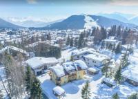 Widok na góry z tego domu wakacyjnego