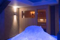 a room with a pile of snow next to a window at Hôtel Le Rapp in Colmar