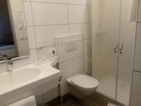 A bathroom at Hotel Restaurant zum Schwan