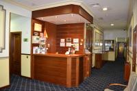 The lobby or reception area at Hostal Edreira