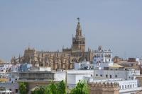 Nespecifikovaný výhled na destinaci Sevilla nebo výhled na město při pohledu z apartmánu