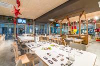 Reštaurácia alebo iné gastronomické zariadenie v ubytovaní Hotel Campus Sanpaolo