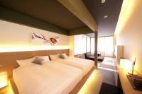 hotel kanra kyotoにあるベッド