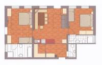 Plán poschodí v ubytovaní Appartement Tauernhof