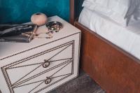 Postel nebo postele na pokoji v ubytování Hotel Villa Ducale