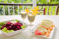 Jídlo v prázdninového domu nebo okolí