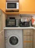 Kuchyň nebo kuchyňský kout v ubytování Orange Central Studio Heraklion