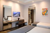 Posteľ alebo postele v izbe v ubytovaní Hotel Marad