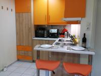 Kuchyň nebo kuchyňský kout v ubytování Orange Central Studio Heraklion