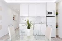 A kitchen or kitchenette at 1107 SEA VIEW PLAYA Las AMERICAS and SWIMMING POOL