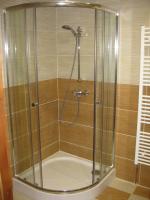 Koupelna v ubytování Apartmány U Vlka
