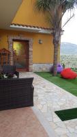 A garden outside San Pietro
