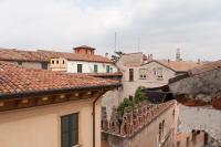a view of roofs of buildings in a city at Brà Guest House in Verona
