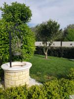 A garden outside San Pietro