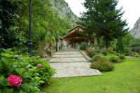 Zahrada ubytování La Casona de Mestas