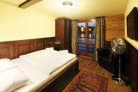 Łóżko lub łóżka w pokoju w obiekcie Boat Hotel Matylda