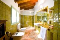 Koupelna v ubytování Hotel Rural El Pilaret