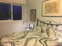 Posteľ alebo postele v izbe v ubytovaní Vacacional Candelaria vistas al mar con garaje gratuito
