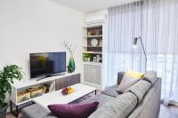 Televízia a/alebo spoločenská miestnosť v ubytovaní Mojito Apartments - Botanica II