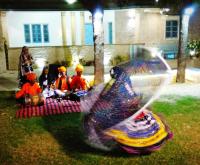 Jaipur Jantar Hostelにある庭