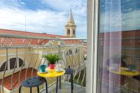Balkón nebo terasa v ubytování Apartments in city center Ventus