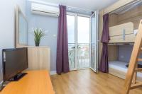 Postel nebo postele na pokoji v ubytování Apartments in city center Ventus