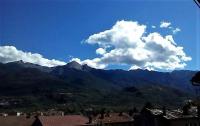 A general mountain view or a mountain view taken from a panziókat