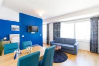 Televízia a/alebo spoločenská miestnosť v ubytovaní Vienna Stay Apartments Tabor 1020