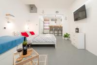 TV a/nebo společenská místnost v ubytování Studio apartment Sesula