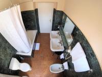 Kúpeľňa v ubytovaní Hotel Goldene Spinne