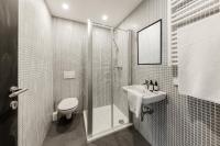 A bathroom at Schloss Pesenbach Chalet im Freizeitland Feldkirchen an der Donau