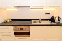 Kuchyň nebo kuchyňský kout v ubytování Luxury apartments Krocínova
